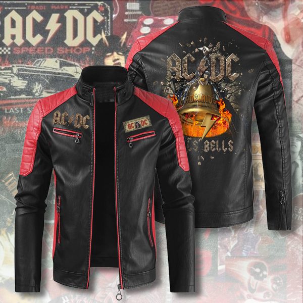 Rock Music Premium Leather Bomber - ANHNV 5928