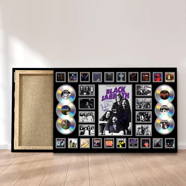 Black Sabbath Rectangle Canvas With Inner Frame - MAITM 9438