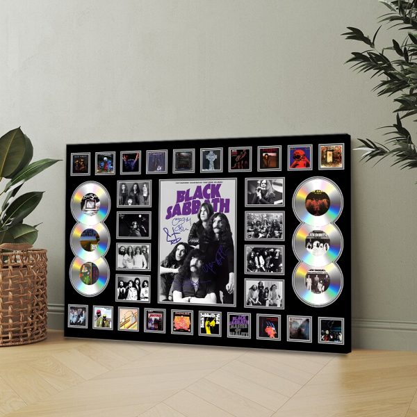 Black Sabbath Rectangle Canvas With Inner Frame - MAITM 9438