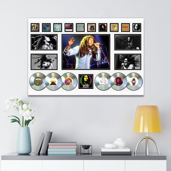 Bob Marley Rectangle Canvas With Inner Frame - MAITM 9520