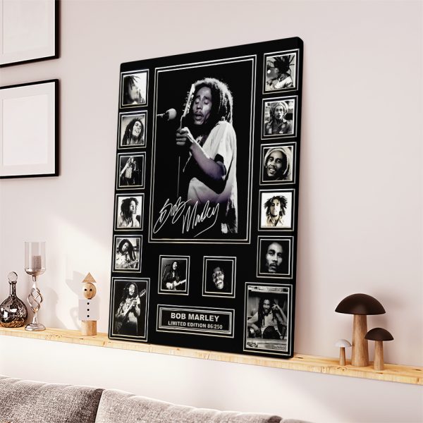 Bob Marley Rectangle Canvas With Inner Frame - MAITM 9521