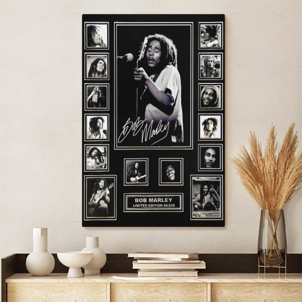 Bob Marley Rectangle Canvas With Inner Frame - MAITM 9521
