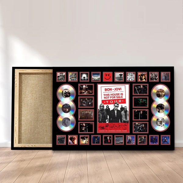 Bon Jovi Rectangle Canvas With Inner Frame - MAITM 9649
