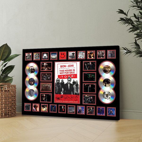 Bon Jovi Rectangle Canvas With Inner Frame - MAITM 9649