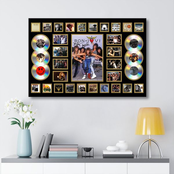 Bon Jovi Rectangle Canvas With Inner Frame - MAITM 9650
