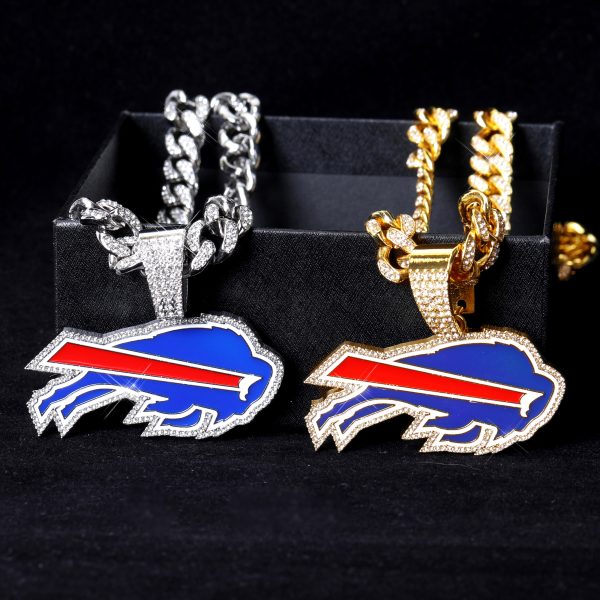 Buffalo Bills Alloy Pendant Necklace - MAITM DROP008