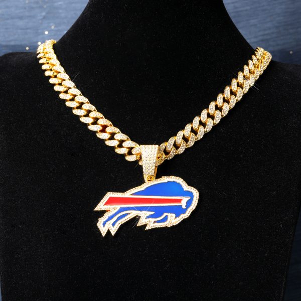 Buffalo Bills Alloy Pendant Necklace - MAITM DROP008