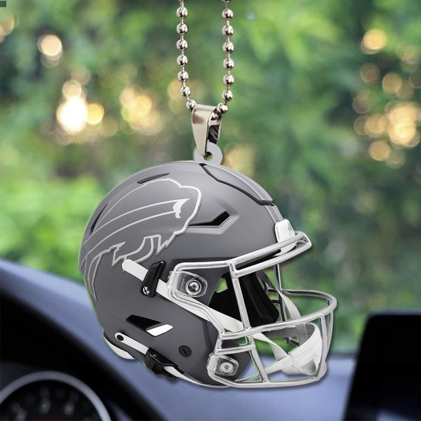Buffalo Bills Custom Shape 2-sided Acrylic Car Ornament - TANTN 10400
