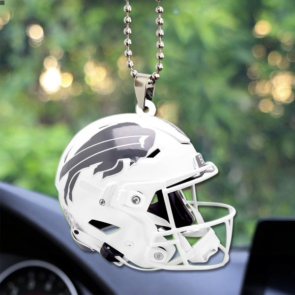 Buffalo Bills Custom Shape 2-sided Acrylic Car Ornament - TANTN 10401