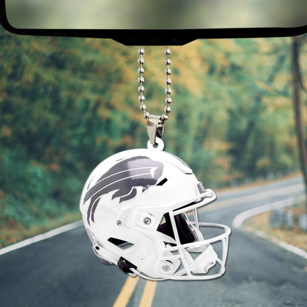 Buffalo Bills Custom Shape 2-sided Acrylic Car Ornament - TANTN 10401