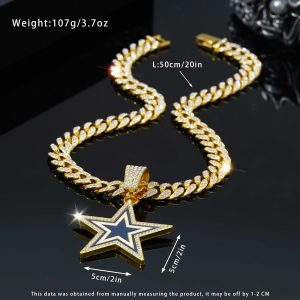 Dallas Cowboys Alloy Pendant Necklace - MAITM DROP023
