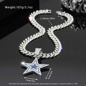Dallas Cowboys Alloy Pendant Necklace - MAITM DROP023