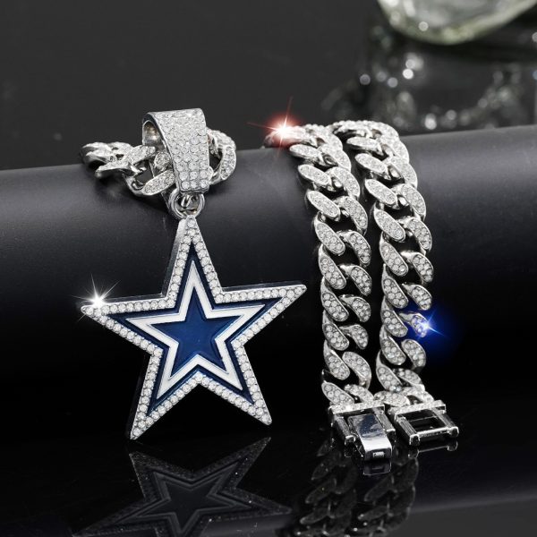 Dallas Cowboys Alloy Pendant Necklace - MAITM DROP023