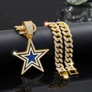 Dallas Cowboys Alloy Pendant Necklace - MAITM DROP023
