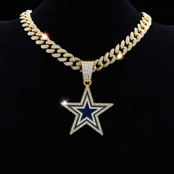 Dallas Cowboys Alloy Pendant Necklace - MAITM DROP023