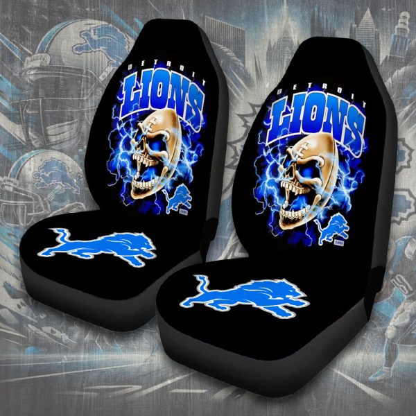 Detroit Lions 2PCS Car Seat Cover - VANDH 4147