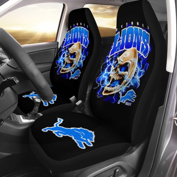 Detroit Lions 2PCS Car Seat Cover - VANDH 4147