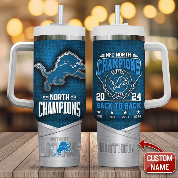 Personalized Detroit Lions 40oz Stanley Tumbler - HOATT 7923