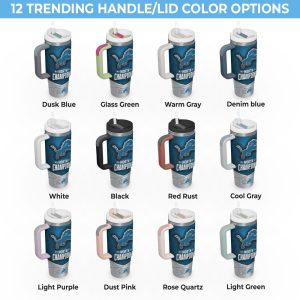 Personalized Detroit Lions 40oz Stanley Tumbler - HOATT 7923