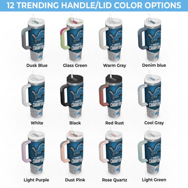 Personalized Detroit Lions 40oz Stanley Tumbler - HOATT 7923