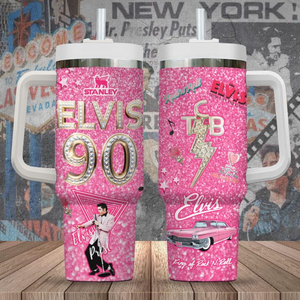 Elvis Presley 40oz Stanley Tumbler - TANTN 10516