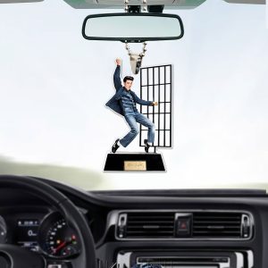 Elvis Presley Custom Shape Clear 1-sided Car Ornament - MAITM 9619