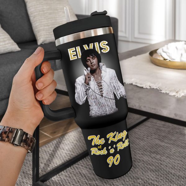 Personalized Elvis Presley 40oz Stanley Tumbler - HOATT 7927