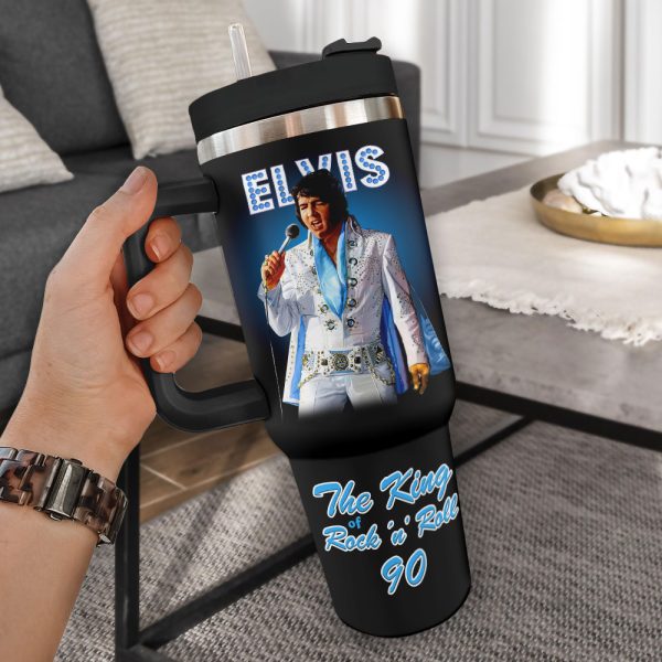 Personalized Elvis Presley 40oz Stanley Tumbler - HOATT 7930