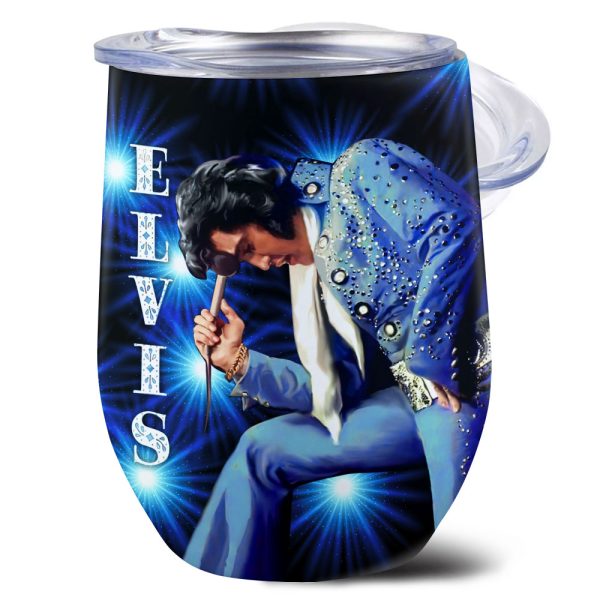 Elvis Presley Wine Tumbler - HOATT 8025