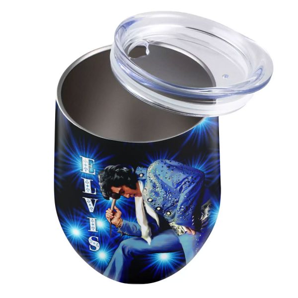 Elvis Presley Wine Tumbler - HOATT 8025