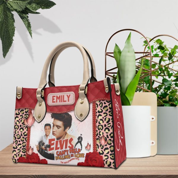 Personalized Elvis Presley Leather HandBag - VANDH 4207