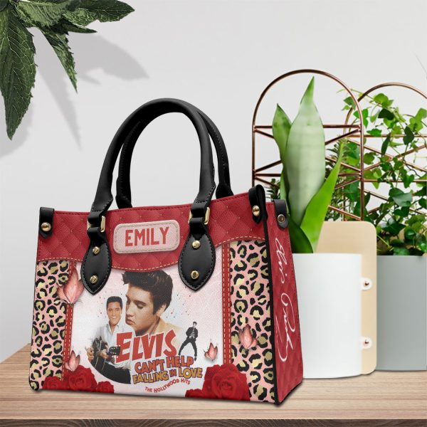 Personalized Elvis Presley Leather HandBag - VANDH 4207