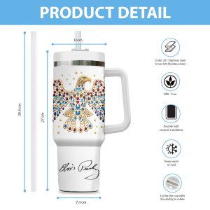 Personalized Elvis Presley 40oz Stanley Tumbler - VANDH 4170
