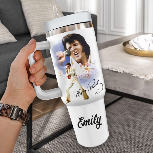 Personalized Elvis Presley 40oz Stanley Tumbler - VANDH 4170