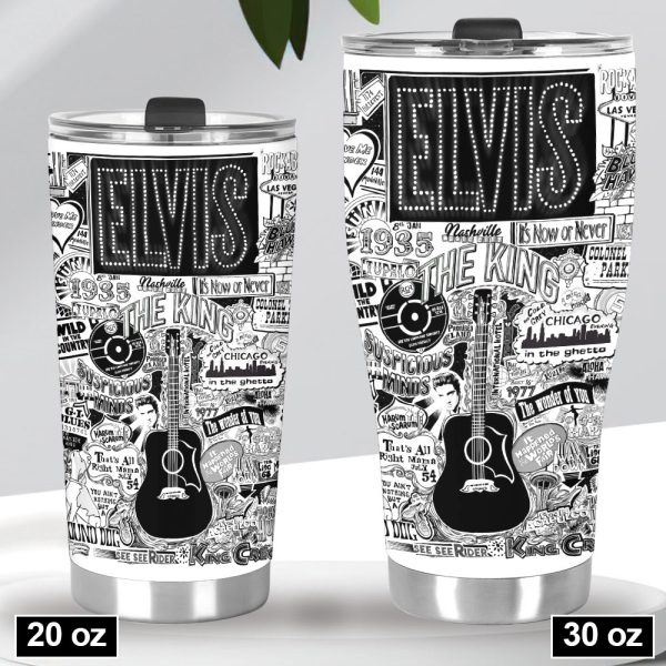 Personalized Elvis Presley Tumbler Cup - VANDH 4163
