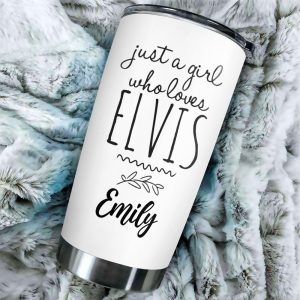 Personalized Elvis Presley Tumbler Cup - VANDH 4163