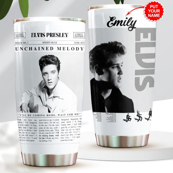 Personalized Elvis Presley Tumbler Cup - VANDH 4164