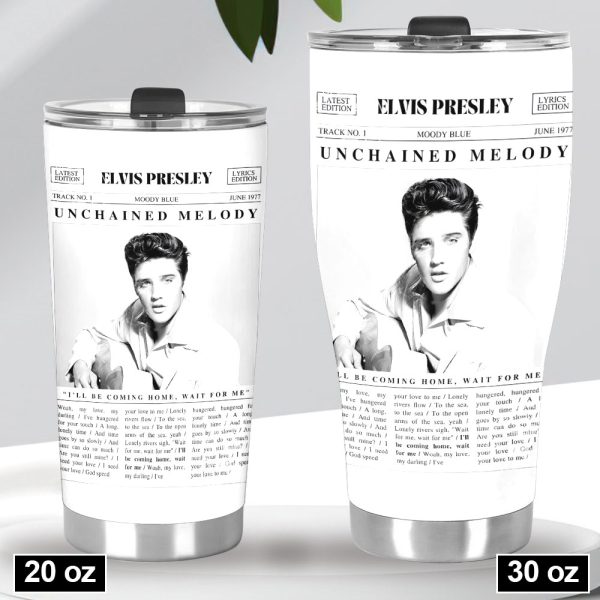 Personalized Elvis Presley Tumbler Cup - VANDH 4164