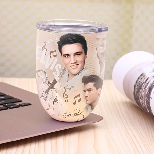 Elvis Presley Wine Tumbler - VANDH 4161
