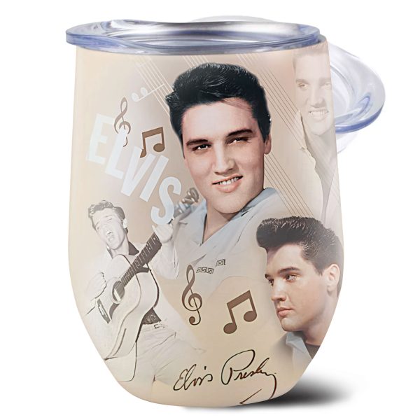 Elvis Presley Wine Tumbler - VANDH 4161