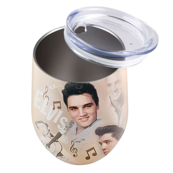Elvis Presley Wine Tumbler - VANDH 4161