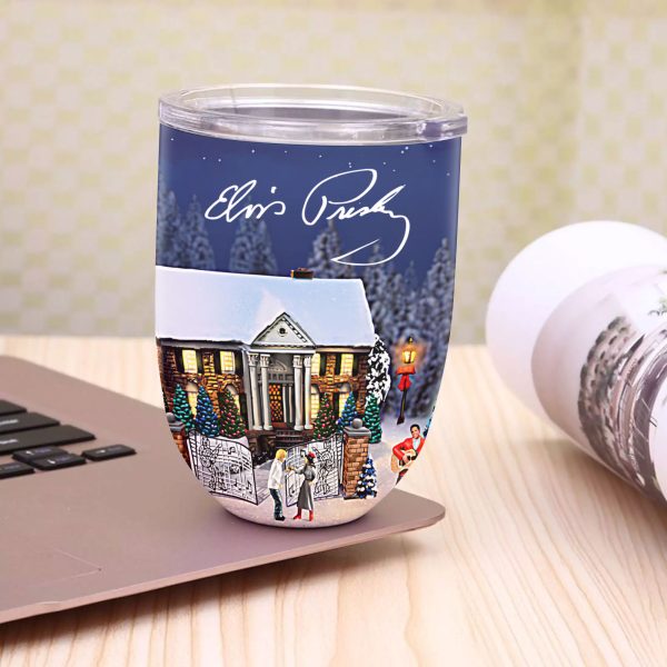 Elvis Presley Wine Tumbler - VANDH 4162