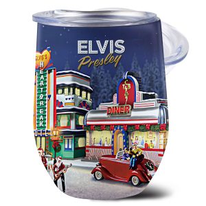 Elvis Presley Wine Tumbler - VANDH 4162