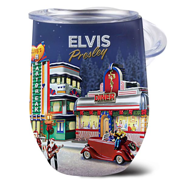 Elvis Presley Wine Tumbler - VANDH 4162