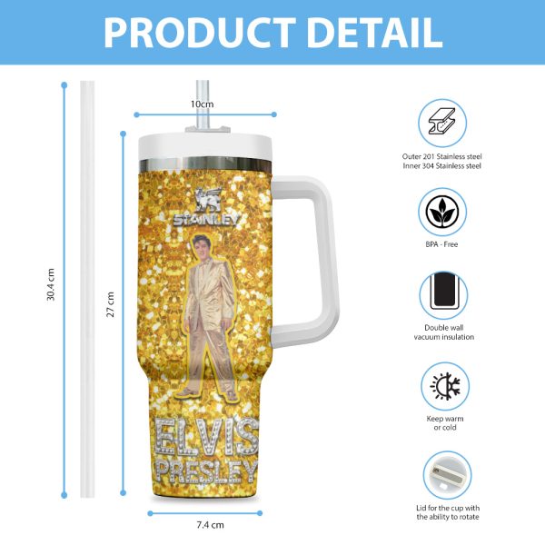 Elvis Presley 40oz Stanley Tumbler - TANTN 10513
