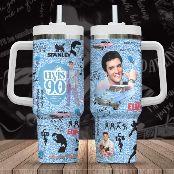 Elvis Presley 40oz Stanley Tumbler - TANTN 10514