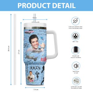 Elvis Presley 40oz Stanley Tumbler - TANTN 10514