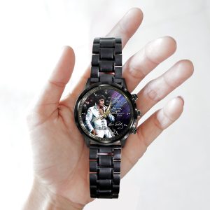 Elvis Presley Black Stainless Steel Watch - HOATT 7997