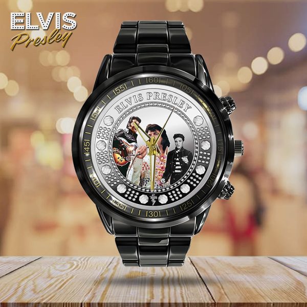 Elvis Presley Black Stainless Steel Watch - TANTN 10433