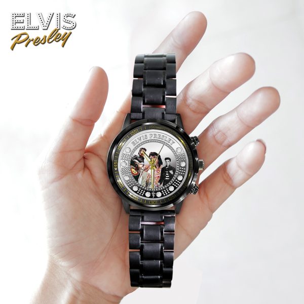 Elvis Presley Black Stainless Steel Watch - TANTN 10433